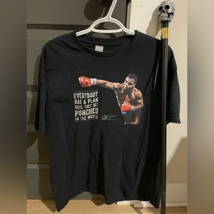 New XL cotton Mike Tyson funny quote shirt with a heavy lisp.